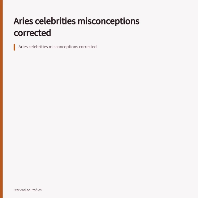 Aries celebrities misconceptions corrected. Aries celebrities misconceptions corrected