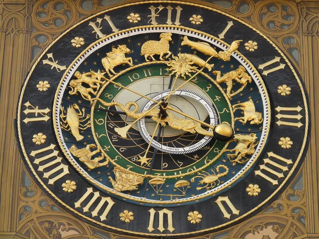 astronomical clock, clock, time, date, day, month, year, zodiac, zodiac ring, isaak right, moon phases, ulm, town hall, watchmaking, watchmaker, nature, dial, pointer, time display, seasons, sunrise, sunset, solar eclipse. Famous Libra to Pisces celebrities: three boundary birthdays