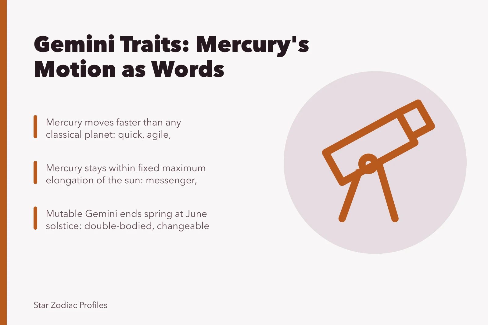 Night sky stars illustrating Gemini constellation and Mercury's motion. 6 things about Gemini celebrities traits worth your time
